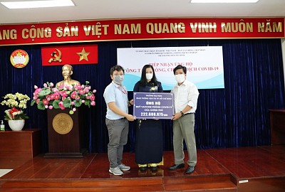 Trường Đại học Giao thông vận tải Thành phố Hồ Chí Minh ủng hộ hơn 200 triệu đồng vào “Quỹ vắc-xin phòng chống Covid-19” của Chính phủ